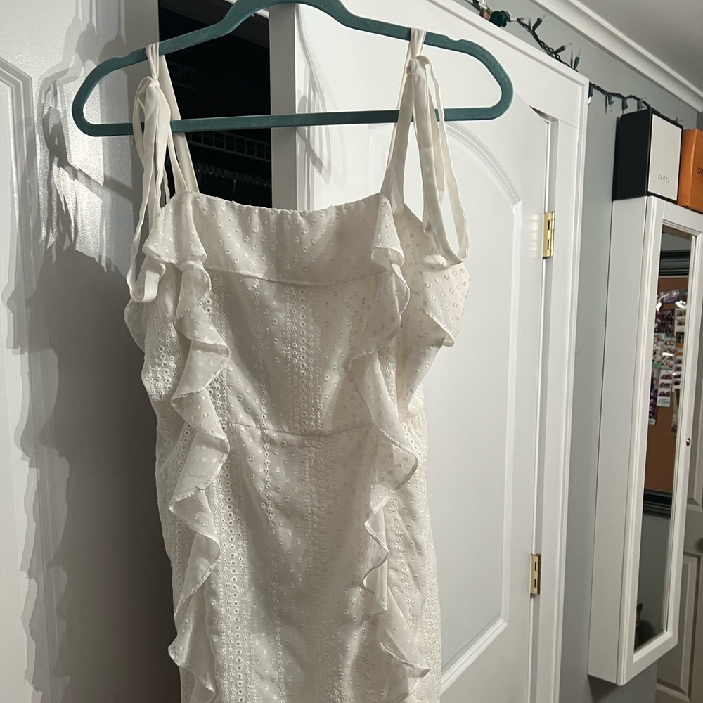 Girly white dress